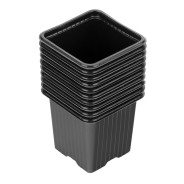 Горшочек для рассады, 70х70х65 мм, полистирол, 10 шт.  64345