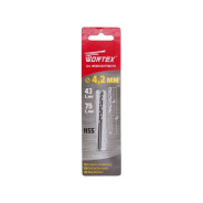 Сверло по металлу ц/х 4.2х43х75 mm HSS   WORTEX WDB042075M2111