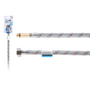 Подводка гибкая для воды иголка м10 длинная - гайка 1/2 40 см  ...AV Engineering AVE20240