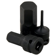 1/2" Ударная цельная головка-бита 6гранная 22 мм.  Force 24406022