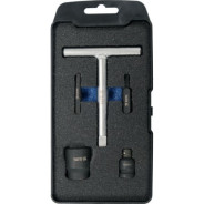 Головки-ключ торцевые к маслянным пластиковым пробкам 3/8" (5пр) CrMo  ...YATO YT-05980