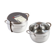 Кастрюля из нержавеющей стали, 2.0 л, ф16x9.5, серия ARCELIA  PERFECTO LINEA 50-101695