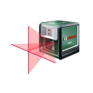 Нивелир лазерный QUIGO, с держателем, проекция: крест, до 10 м, +/- 6 мм, резьба 1/4",  ...BOSCH 0603663521