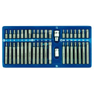 Головки-биты специальные TORX, HEX, SPLINE (набор 40пр.)  VOREL 66400