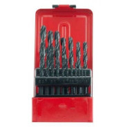 Сверло по металлу черное 1-10мм (набор 19пр.)  STHOR 22190