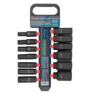 Головки ударные глубокие, набор 13пр., 1/2" (10-32мм)  ILOforce IF-4137MPB