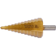 Сверло по металлу ступенчатое 6-38mm HSS-TiN  YATO YT-44740