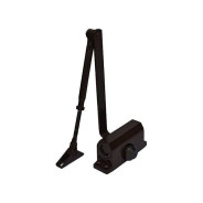 Доводчик дверной гидравлический NOTEDO DC-080 (60-120кг) черный  ...УЗК 11241