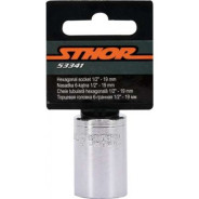 Головка торцевая  1/2"  6гр. 19мм  VOREL 53341