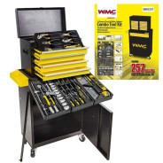 Тележка инструментальная с набором инструментов 257пр(700х600х290мм)  ...WMC TOOLS WMC-WMC257