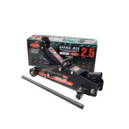 Домкрат подкатной гидравлический 2.5т с фиксацией (h min 140мм, h max 387мм) с резиновой накладкой  ...Rock FORCE RF-TH22501CB