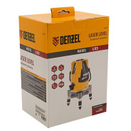 Лазерный уровень LX3, 10 м, ±0,3mm/1м, 635 нм, резьба 5/8"  DENZEL 35070