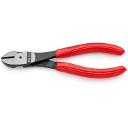 Бокорезы особой мощности, L-160 мм, чёрные, обливные рукоятки   ...KNIPEX 7401160