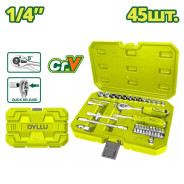 Набор инструментов 1/4 "   (45 шт)DYLLU DTST4D45
