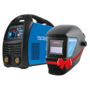 Инвертор сварочный  MMA-257 АКЦИЯ + Щиток сварщика ASF375F  SOLARIS MMA-257A1
