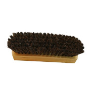 Щетка обувная деревянная 154х46мм, конский волос  РОСМА-Д 13в