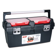 Ящик для инструмента пластмассовый 60x30,5x29,5см, с лотком и органайзером,  ...TAYG 168000