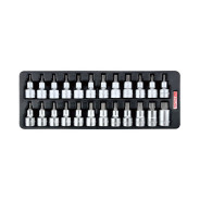 Набор-сет бит под трещотку 1/2" 24шт. 136х364mm  Toptul GAAT2403