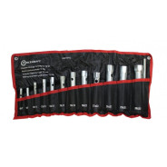 Набор ключей торцевых трубчатых, 12 пр. (6х7 - 30х32 мм.)  FORCEKRAFT FK-50817P12