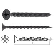 Саморез 3.8х64 mm для монтажа ГКЛ к металлу, фосфат (10 шт)  STARFIX SMZ1-99546-10