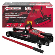 Домкрат подкатной гидравлический 2.5т (h min 90мм, h max 400мм)   ...FORCEKRAFT FK-T830031
