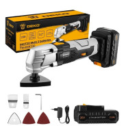 Многофункциональный инструмент , 20В,  2АКБ 2,0 А/ч,  6000-18000об/м, DEKO DKOT20 Multi SET...Deko 063-4425