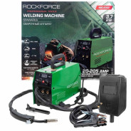 Сварочный аппарат (3.7кВт, 230В, диаметр электрода - 1.6-3.2мм, диаметр проволоки - 0.8-1мм, сварочн...Rock FORCE RF-MIG-205P