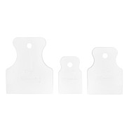 Набор шпателей 40-60-80 mm, белая резина, 3 шт. Matrix Sparta 858275