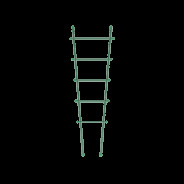 Шпалера - трапеция, 5 ступеней, 0.2/0.45х1.4 м PALISAD PALISAD HOME 69143