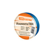 Изолента ПВХ 19 мм.х20м синяя  TDM SQ0526-0005