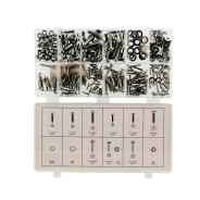 Набор саморезов, винтов, гаек, шайб, 347 предм.  Сибртех 47609