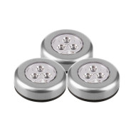 Фонарь светодиодный "Пушлайт" (набор 3шт.) 15Лм 3хAAA  ФАZА 5041745