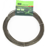 Проволока стальная 20 м, вязальная, термообработанная 1.6 мм  ...Сибртех 84911