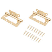 Петля накладная 100х75 2BB SBP 2.5mm мат.латунь (2 шт) АЛЛЮР  УЗК 7501