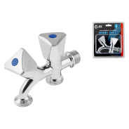 Кран садовый 1/2"х3/4"х3/4"  AV Engineering AVE167002