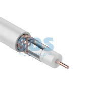 Телевизионный кабель для подключения систем телевидения RG-6U+Cu , Cu/Al/Cu 48 %,  ...PROCONNECT 01-2206