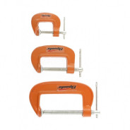 Набор: струбцины G-образные, 3 шт., 25-50-75 mm  Sparta 206755