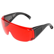 Очки защитные открытые О-11 красные 20351, подвес,  STARTUL ST7220-11