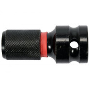 Головка-переходник ударный 1/2"(F) x для бит 1/4"  H-D HD-04691