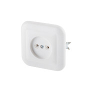 Розетка 1-ая скрытая, без заземления, белая, Эконом, РC16-039,  ...ЮПИТЕР JP7411-05