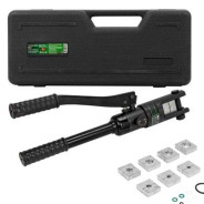 Инструмент гидравлический обжимной для кабелей 7т(ход штока-15,5мм, сечение 10-120мм2, адаптеры-10,1...Rock FORCE RF-Y120A