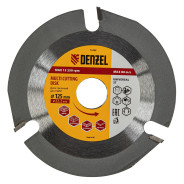 Диск пильный для УШМ, Мультирез, 125 х 22.2 mm Denzel DENZEL 73398