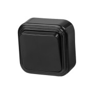 Выключатель 1 клавишный, открытый, до 6А, черный, Стандарт, VA16-131-Ч,  ...ЮПИТЕР JP7412-01