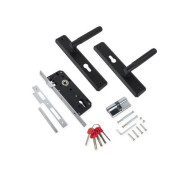 Замок врезной с/руч  БУЛАТ ЗВ4-1.02.02 ФЕРОНА черный  5 перф.кл.  ...УЗК 15406