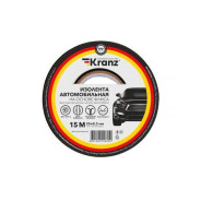 Изолента автомобильная флис, 0.3х25 mm, 15 м  KRANZ KR-09-2906-1