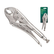 Зажим с фиксатором 180mm изогнутые губки  ВОЛАТ 23100-18