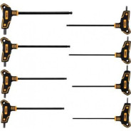 Ключи c T-образной ручкой с шариком HEX 2,5-10мм (набор 8пр.)  VOREL 56629