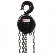 Лебедка механическая подвесная c фиксацией цепи натяжения, 1 т (длина цепи - 2.5м)  ...FORCEKRAFT FK-TRC9010