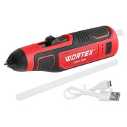 Аккумуляторный клеевой пистолет 7мм, CGG 1104 в кор.  WORTEX 1334530