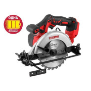 Аккумуляторная циркулярная пила,18 В, БЕЗ АККУМУЛЯТОРА И ЗУ. 165х20 mm. до 55 mm,  CCS 1816-1 ALL1  ...WORTEX 1626909